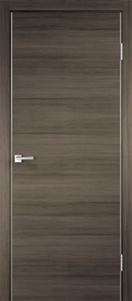 Межкомнатная дверь Velldoris Techno PG (алюминиевая кромка) Дуб серый поперечный