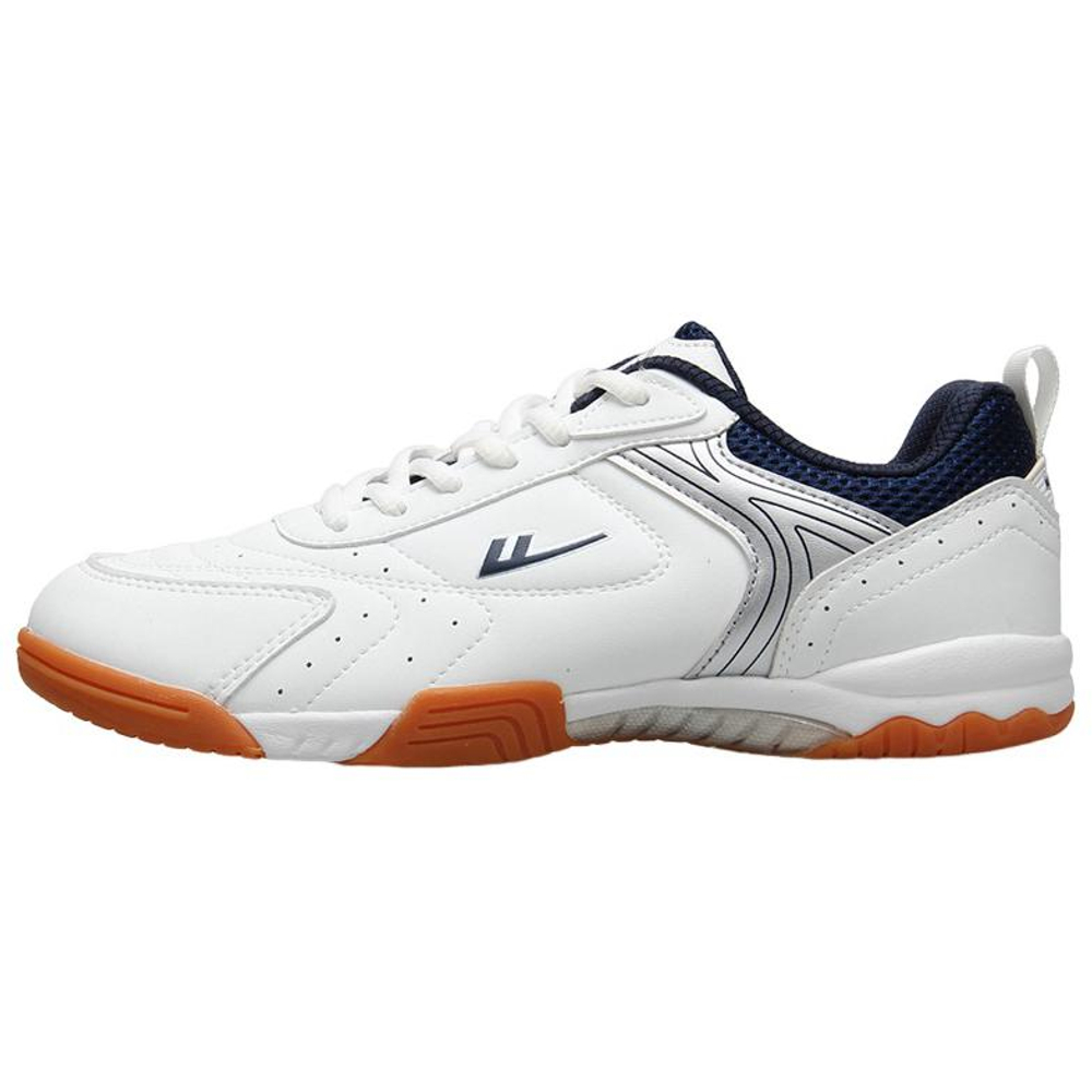 Warrior Cushioning Slip Resistant Low top Training Shoes Unisex White Dark Blue