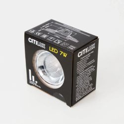 Citilux Альфа CLD001NW4 LED Встраиваемый светильник Белый Чёрный
