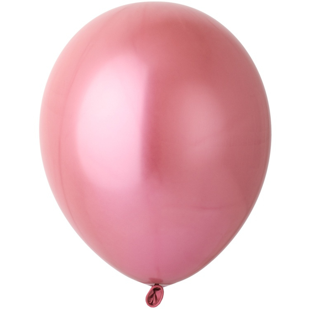 Шар латексный Хром 30 см (Розовый)