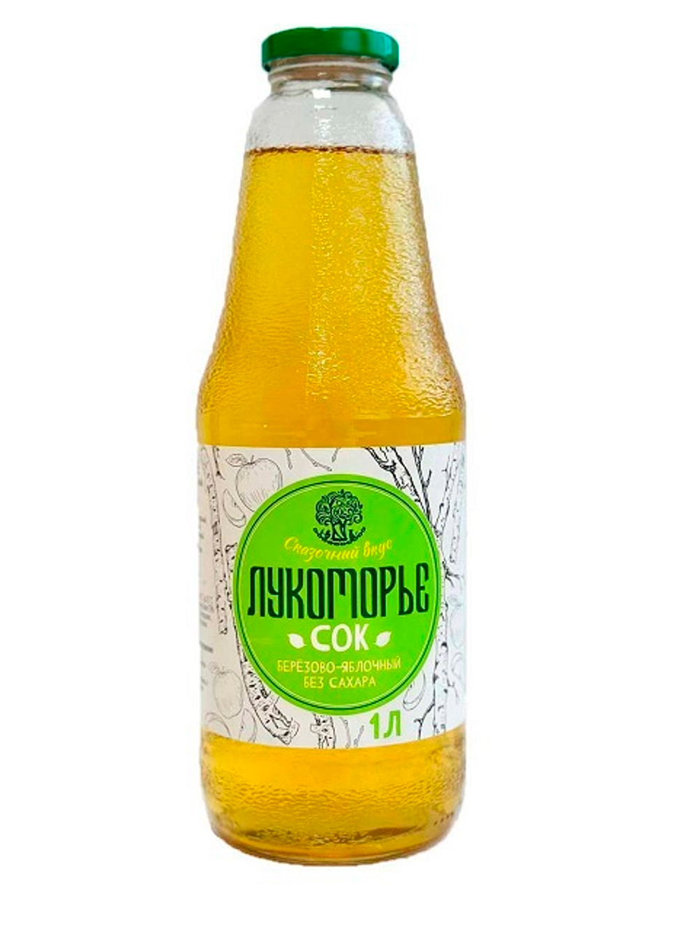Сок березово-яблочный ЛУКОМОРЬЕ 1л