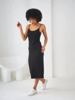 Платье летнее трикотажное лапша