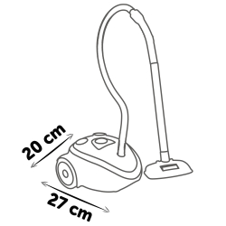 Игрушечный пылесос Smoby Rowenta 330222 со звуком для сюжетной игры от 3 лет — фото 4