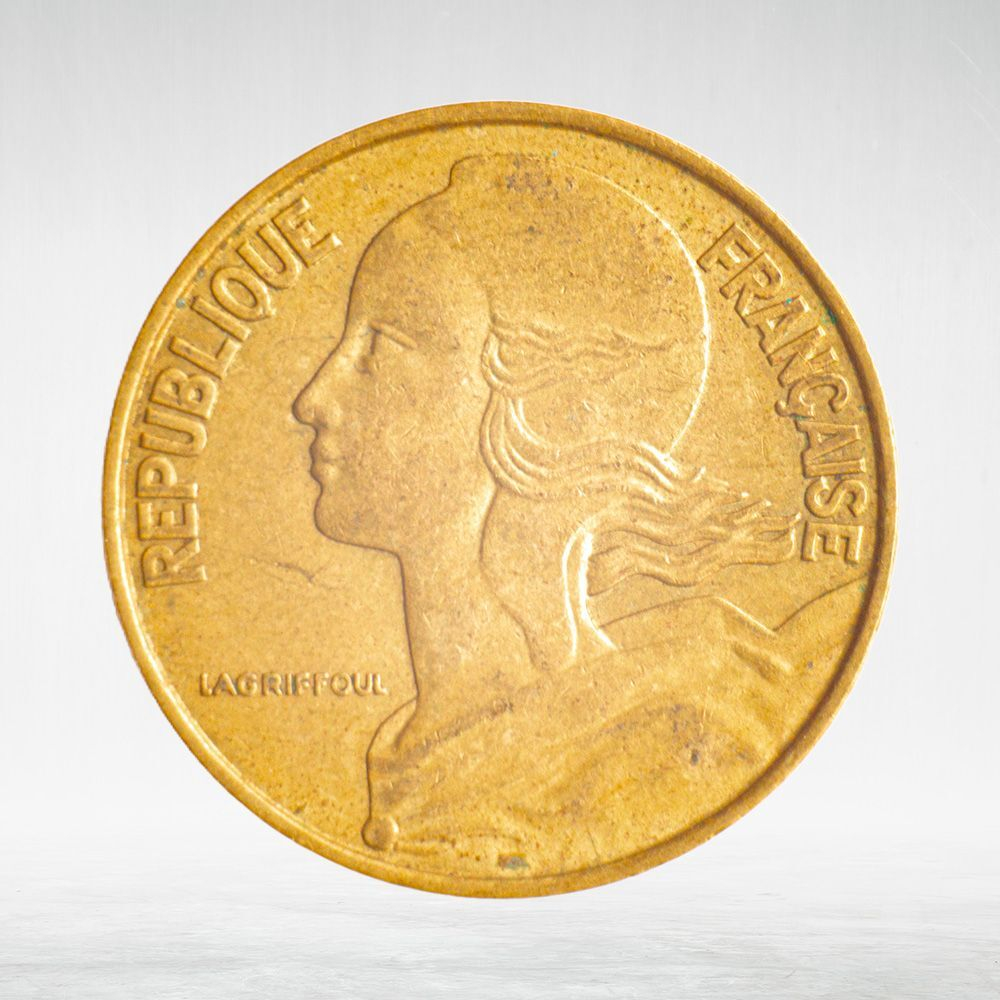 France, 20 Centimes 1963 - Marianne, VF