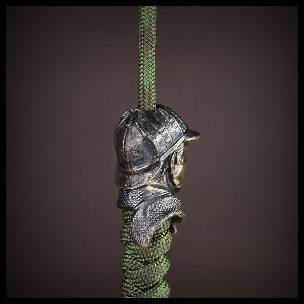 Темлячная бусина "Шерлок" для ножей , латунь