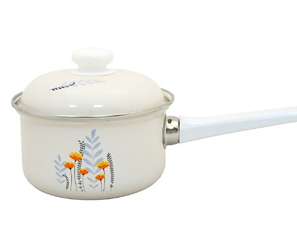 Кастрюля эмалированная 1л «Норвежский лес» С-1607АП/6Жм