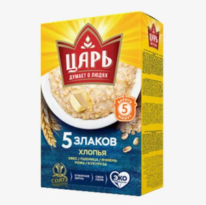 Хлопья Царь 5 злаков 400 г