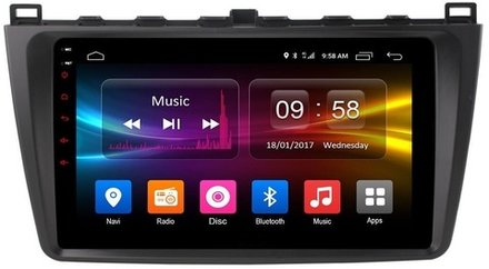 Магнитола для Mazda 6 2007-2012 (GH) - Carmedia OL-9506 QLed, Android 13, TS20, CarPlay, SIM-слот