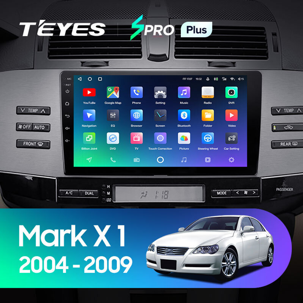 Teyes SPRO Plus 9" для Toyota Mark X 2004-2009
