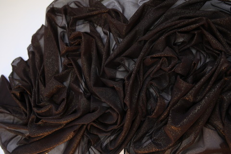 Сетка трикотаж металлик баклажан