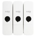 Дозатор тройной 3 х 0,3 л для жидкого мыла/шампуня/геля LAIMA PREMIUM, НАЛИВНОЙ, белый, 609500