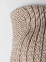 Шапка вязаная с ушками женская на осень