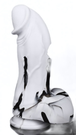 Фаллоимитатор c присоской Strong Man ROSYLAND ( 21.5 см ) белый с черным (Цвет: белый с черным)