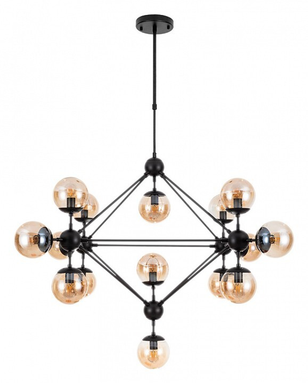 Люстра на штанге Arte Lamp A1664SP-15BK
