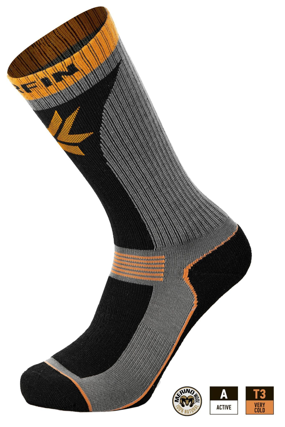 Термоноски Norfin T3A NORDIC MERINO HIKING CREW р.(42-44) L