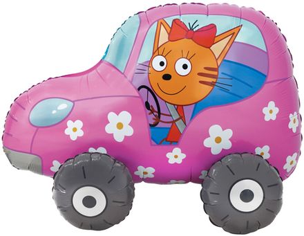 Объемный шар "Карамелька в машине" НЕ ЛЕТАЕТ