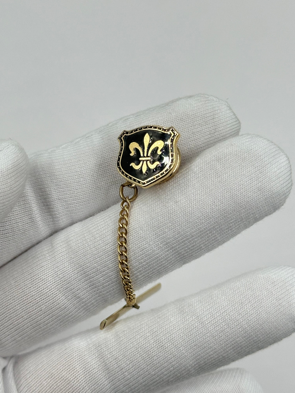 Пин для галстука Fleur-de-lis