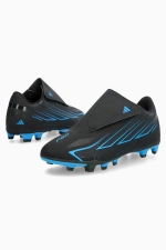Бутсы adidas F50 Club Hyperfast Velcro FG/MG Junior - черный