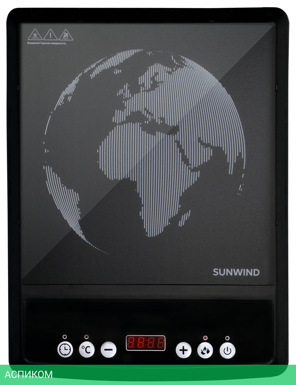 Настольная плита SunWind SCI-0501 черный