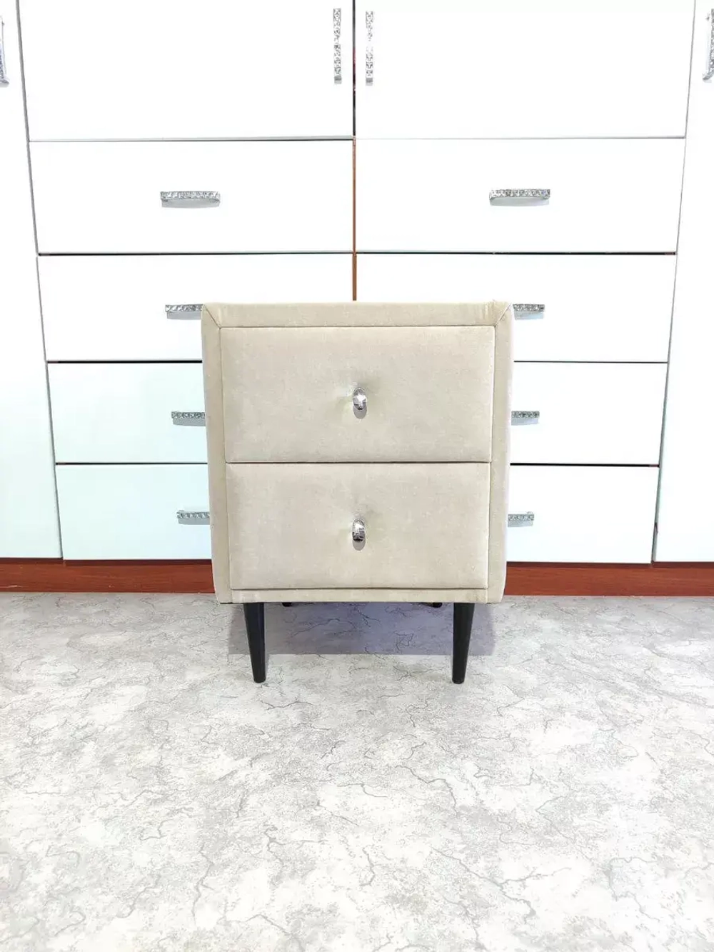 Ножки мебельные Черные прямые Шпага 150 мм/4шт