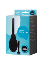 Анальный душ с двумя сменными насадками (Цвет: черный)