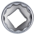 KING TONY (333016M) Головка торцевая стандартная двенадцатигранная 3/8", 16 мм