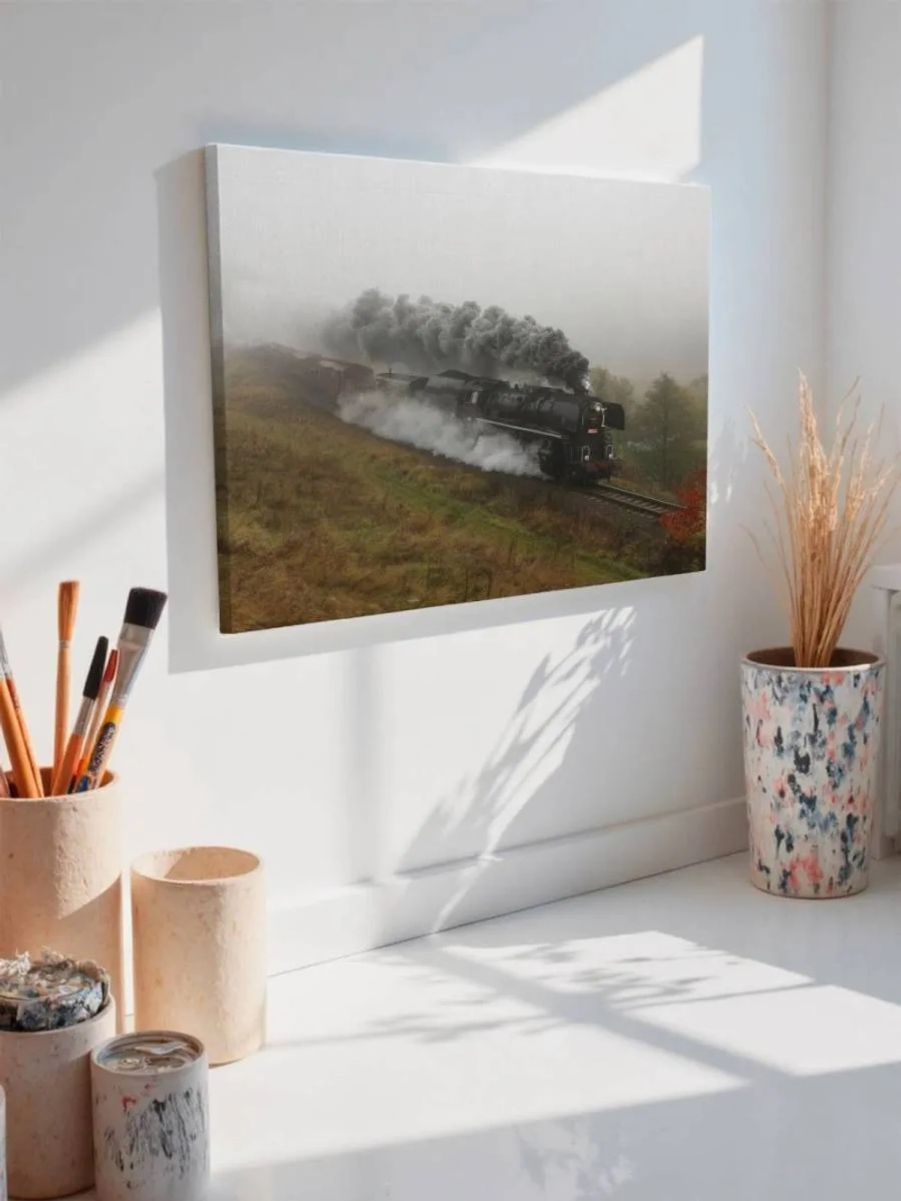 Картина на стену 40 X 50 Паровоз