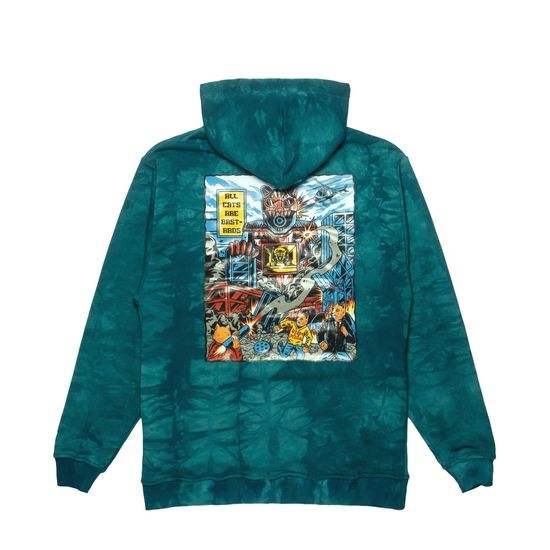 Худи HOOK ACAB 1312 тайдай зеленый