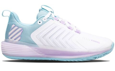 Женские Кроссовки теннисные K-Swiss Ultrashot 3 Women - brilliant white/angel blue/sheer lilac