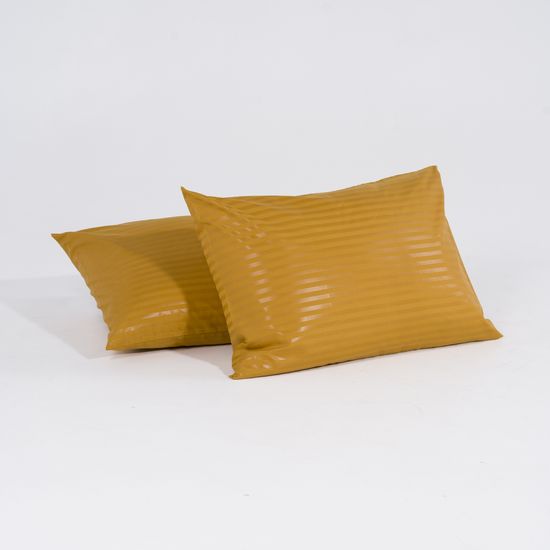 Простыня на резинке Sunflo, 90x200х30, страйп полисатин HOMY