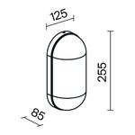 Настенный светильник (бра) Outdoor O449WL-01GF