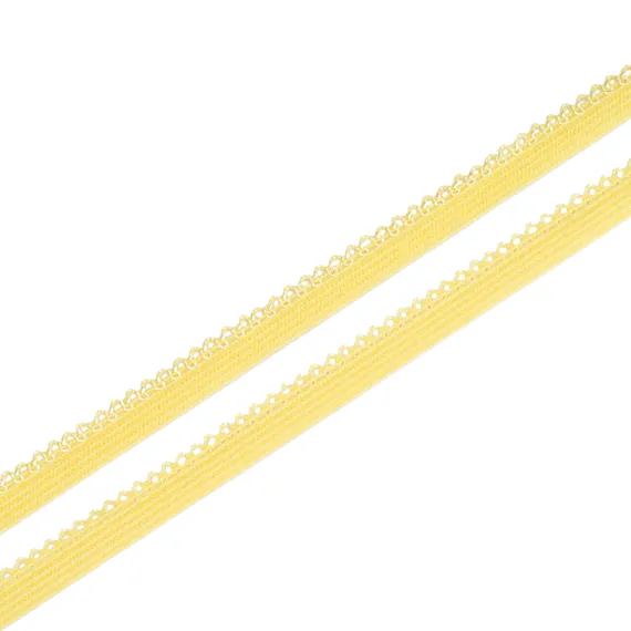Резинка отделочная желтая 9 мм, K-94/9