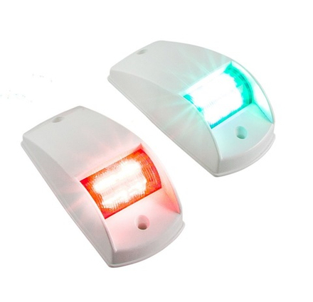 Огни бортовые светодиодные 60х135 мм, белый корпус