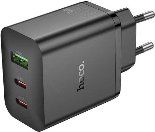 Универсальное зар/устр. Hoco Scenery PD65W 65W 3A (PD) USB/2xUSB Type-C черный