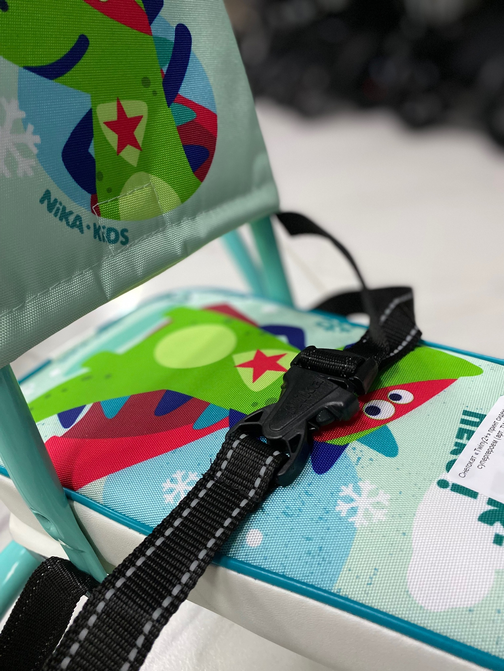 Снегокат «Twiny2+» принт сиденья: с супергероем (арт. TW2+/Д)