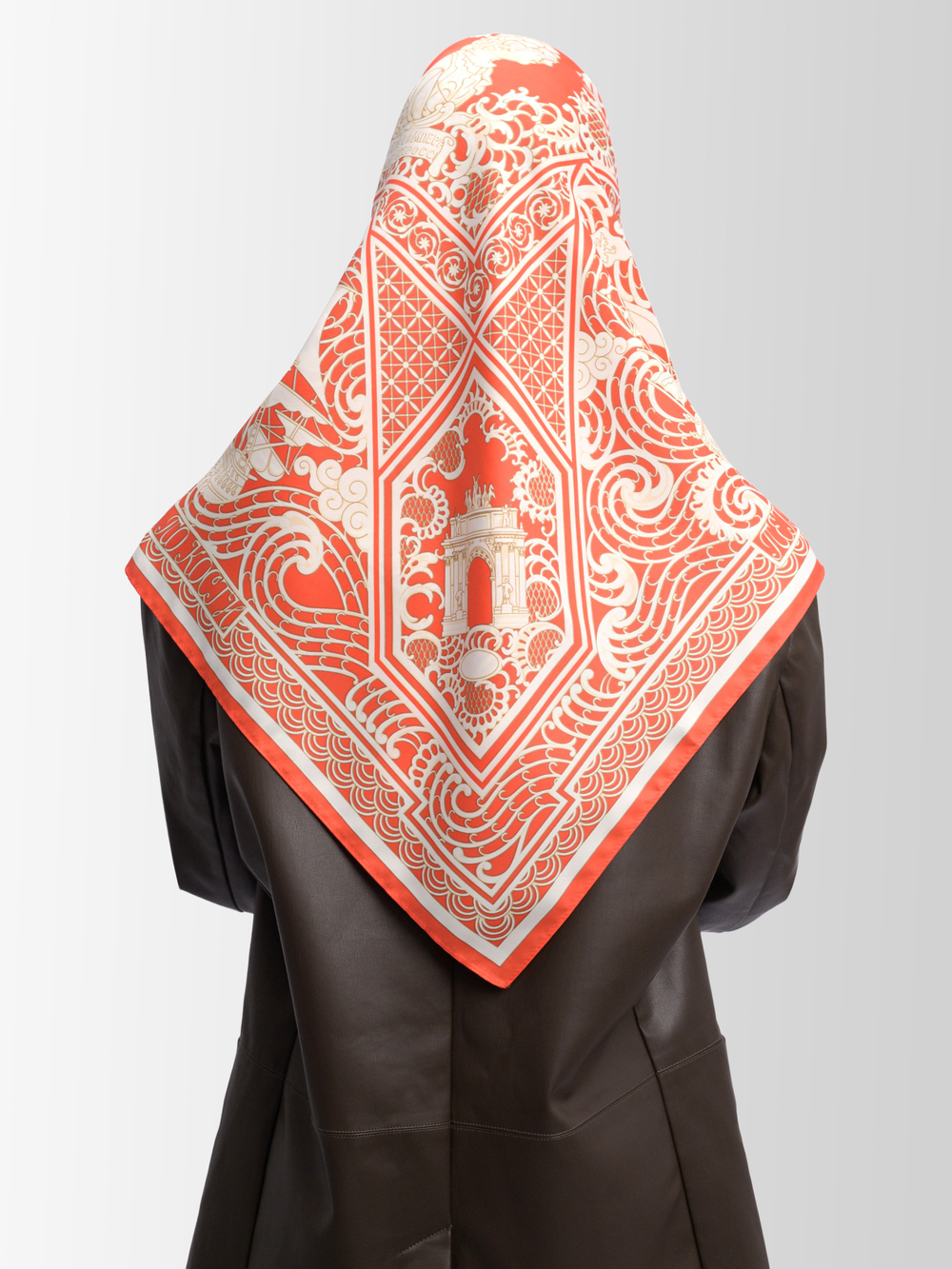 Платок «Русская резьба по кости»