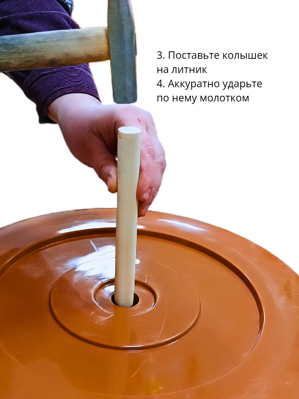 Кашпо "Клумба" 53л D=64,5см, H=24,3см (шоколадный)