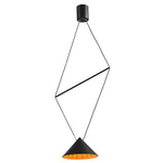 Подвесной светильник Italline IT03-1429 IT03-1430 black/orange