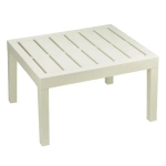 Стол РЕЙКИ белый ротанг