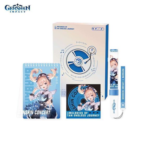 Набор Блокнот, Закладка в виде компакт-диска, Фонарик 2022 Online ConcertBarbara 6975628241811