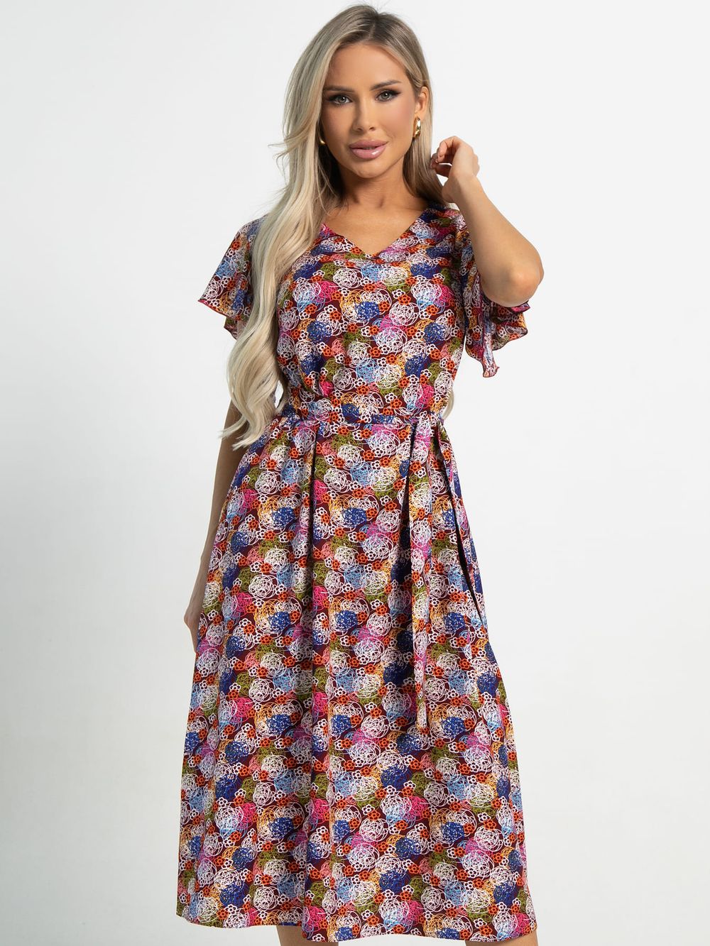 Платье Южное солнце (винное) П15722-4М LT Collection