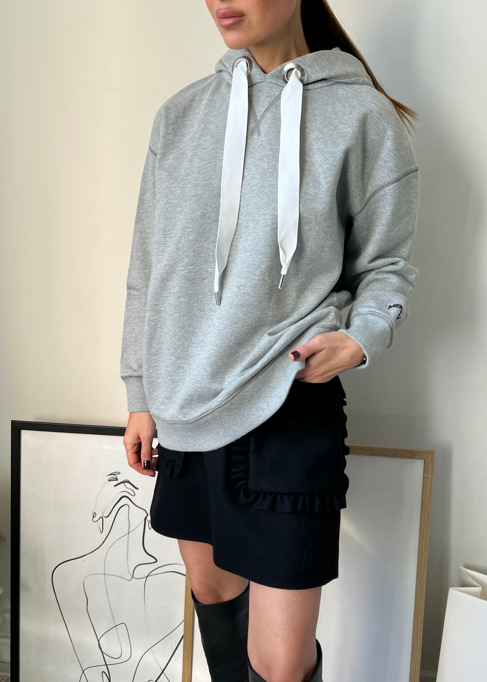 Хлопковая толстовка Marc by Marc Jacobs, S