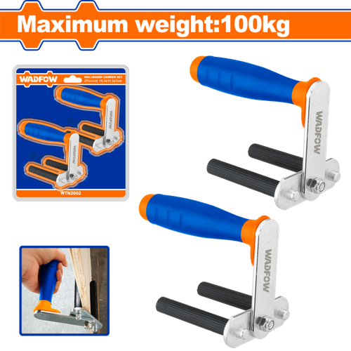 Захваты для переноски гипсокартона 2 шт. (2/12) WADFOW WTN2002