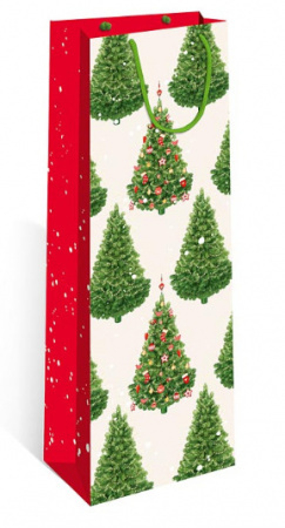 Сумка лам.12,5*36*8,5 под бутылку НГ ассорти 1шт