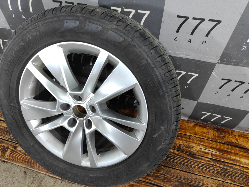 Диск колесный литой R18 Skoda Kodiaq 16-нв Б/У Оригинал 565601025C