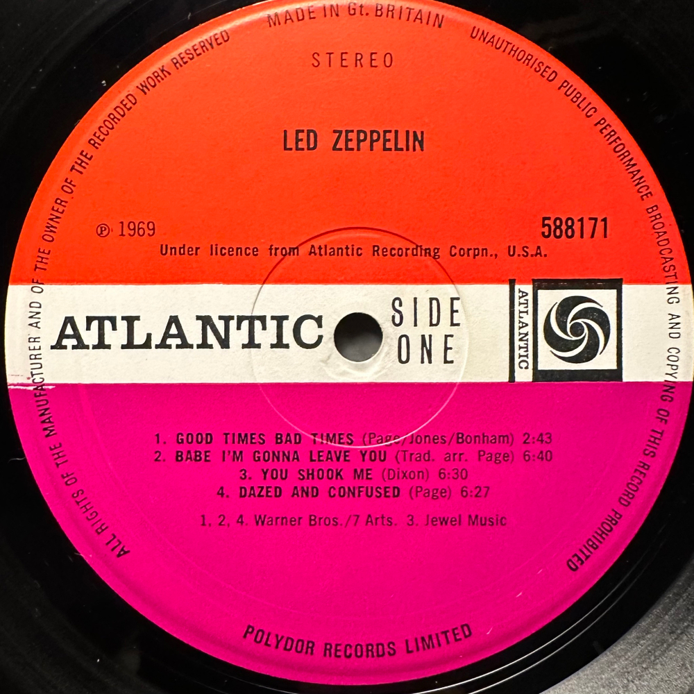 Led Zeppelin – Led Zeppelin (Англия 1969г.)