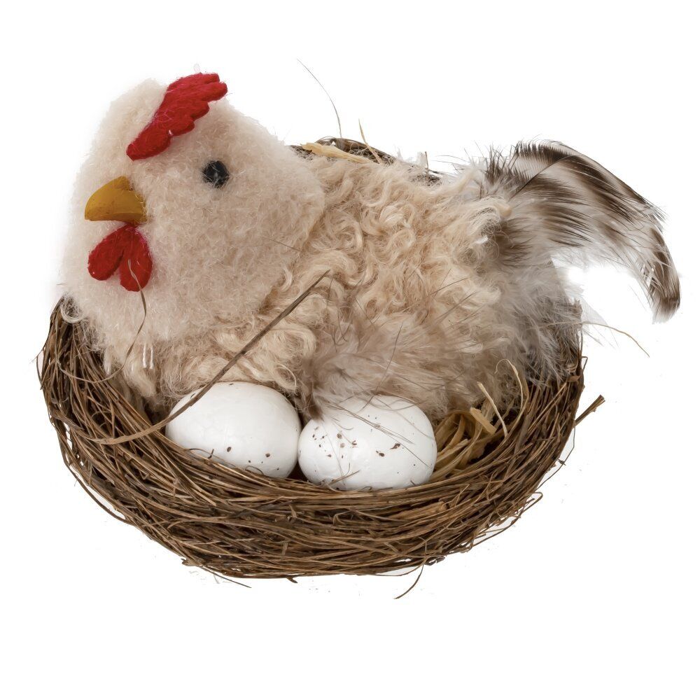 GAEM Изделие декоративное "Гнездо пасхальное" (блок 6шт), L7 W7 H7 см, 3в.