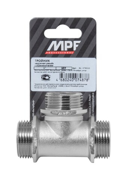 Тройник 1" н/н/н NS,МР-У