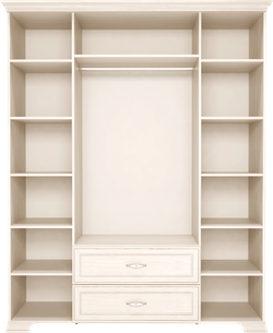 Шкаф для одежды 4-х дверный с ящиками Венеция 02