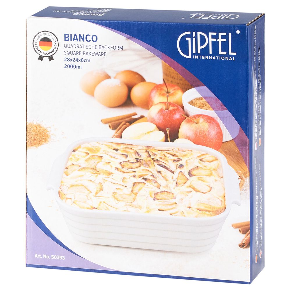 Форма для запекания Gipfel Bianco 50393 2 л/28x24x6 см
